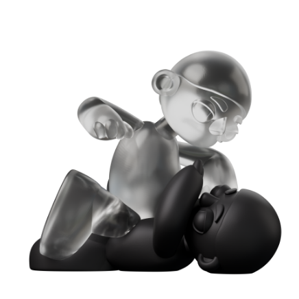 Becoming — a hand-finished resin figurine from the Forgeling Sensitivity Series